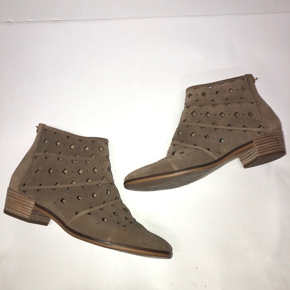 michael kors tan booties